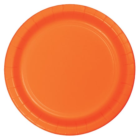 Touch Of Color 9" Sunkissed Orange Paper Plates 240 PK 47191B